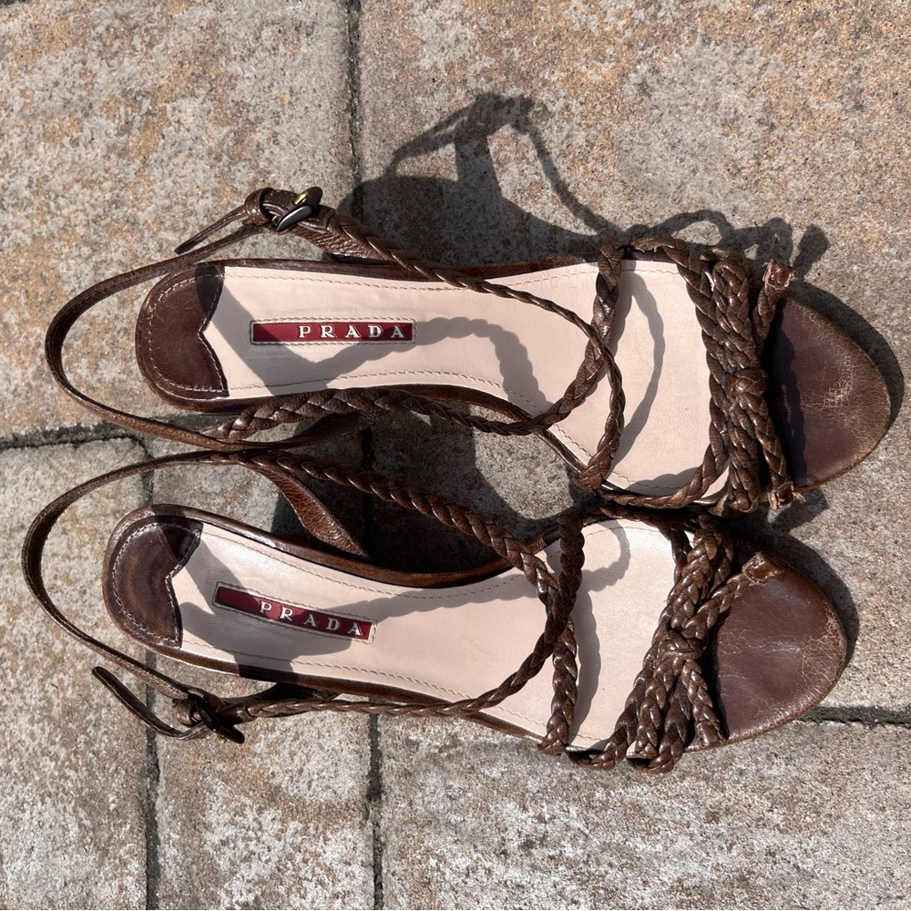 Prada wedges